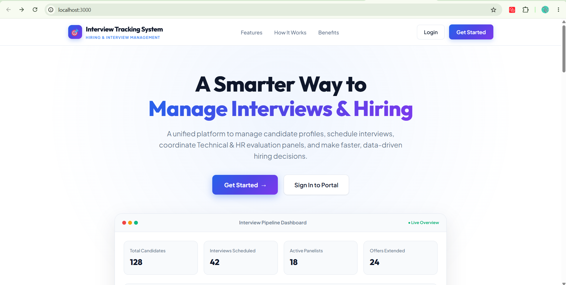 Interview Tracking System
